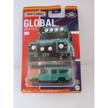 Matchbox 1:64 Best of Global - Land Rover Defender 110 green